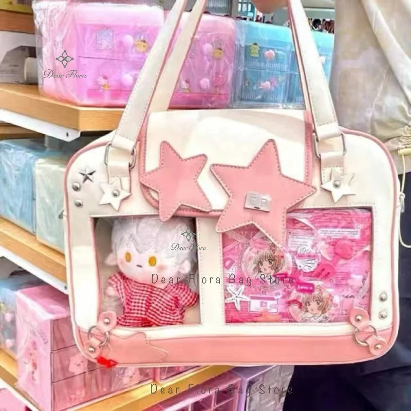 Star Ita Bag – Y2K Lolita Crossbody with Transparent Window