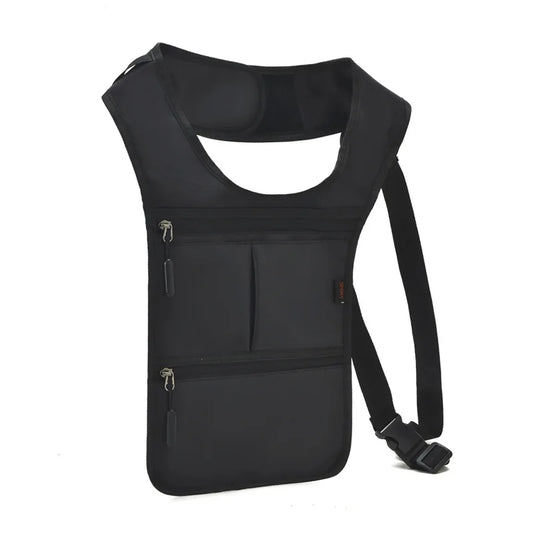 Men S Women Denim Invisible Underarm Agent Tactical Bag Multi-Functional Storage Anti-Theft Chest