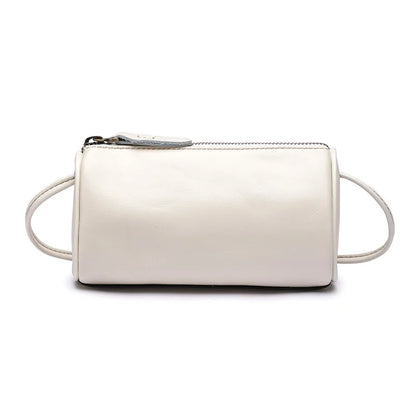 Top-Grain Cowhide Women S Mobile Phone Storage Single-Shoulder Crossbody Bag Pillow