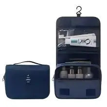 Portable Hook Toilet Bag Multi Functional Travel Waterproof Wear Resistant Layer Storage Large
