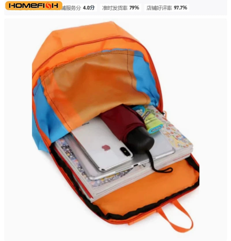 Versatile Student School Bag Homefish Lightweight Sports Backpack Men