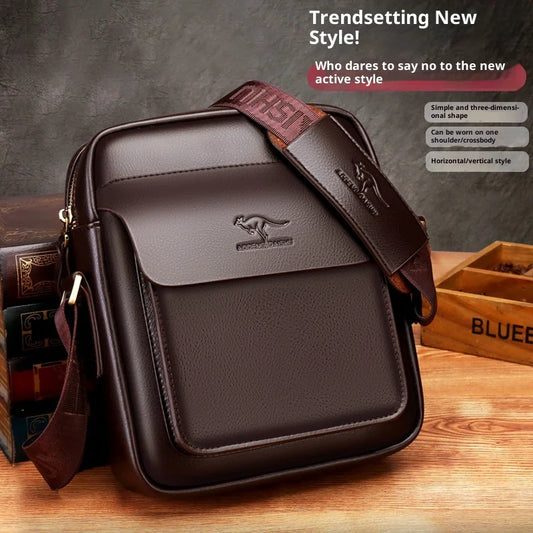 Arrival Kangaroo Men S Messenger Bag Portable Shoulder Business Leisure Outings