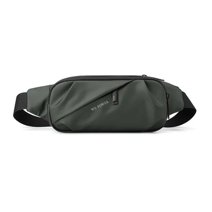 Men Multifunctional Waist Bag Waterproof Leisure Sports Outdoor Riding Large Capacity Crossbody