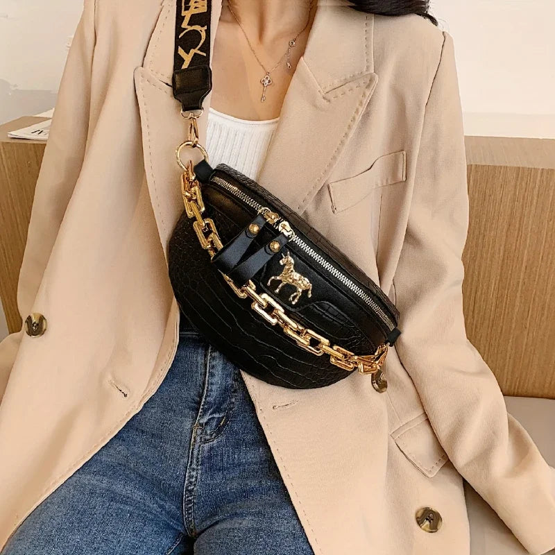 Simple Mini Breast Pocket Outdoor Leisure Bag Multi-Function Large Capacity Storage Mobile Phone