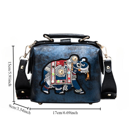 Fashionable Retro Embroidered Shoulder Bag Artistic Chinese Style Large Capacity Women S Crossbody