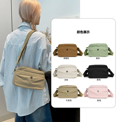 Ladies One Shoulder Cross Body Large Capacity Casual Mobile Phone Storage Light Bag Women