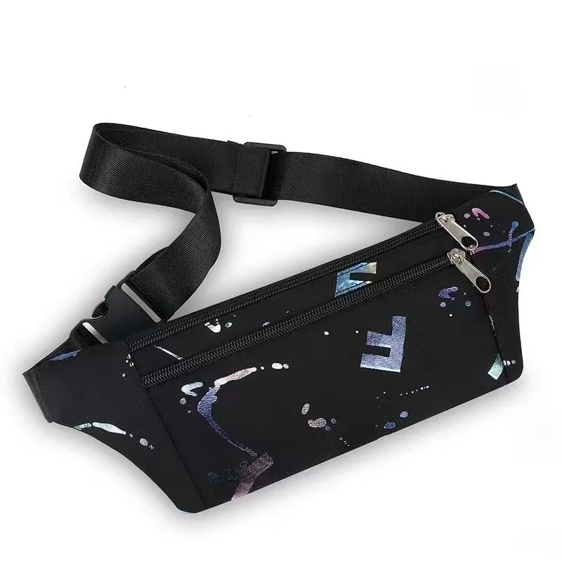 Sports Waist Bag Running Fitness Mobile Phone Storage Multi-Functional Outdoor Leisure Belt Bag Both