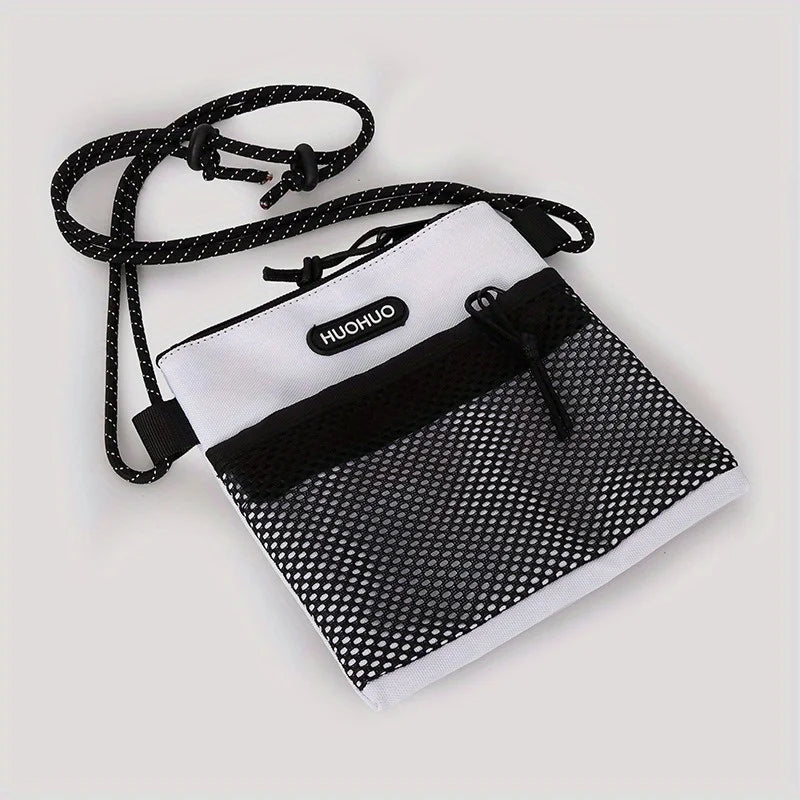 Sports Mesh Crossbody Phone Bag Cycling Mini Shoulder Bag