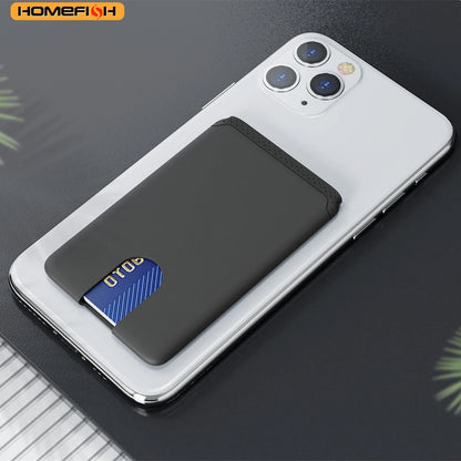 Homefish Phone Holder Sticker Credit Card Adhesive Soft Silicone Mobile Wallet Compatible Iphone