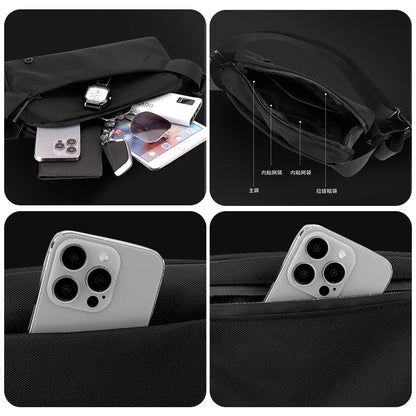 Versatile Breast Bag Large Capacity Leisure Mobile Phone Storage Waterproof Crossbody Riding Men