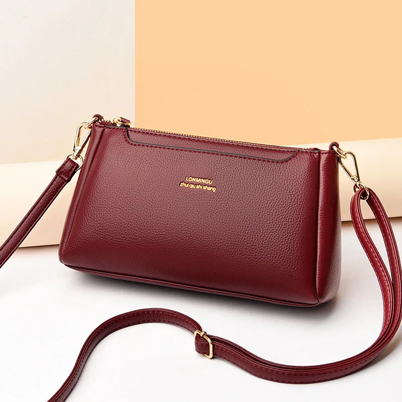Horizontal Square-Shaped Crossbody Bag Simple Women S Crossbody Bag Commuting Single-Shoulder Bag