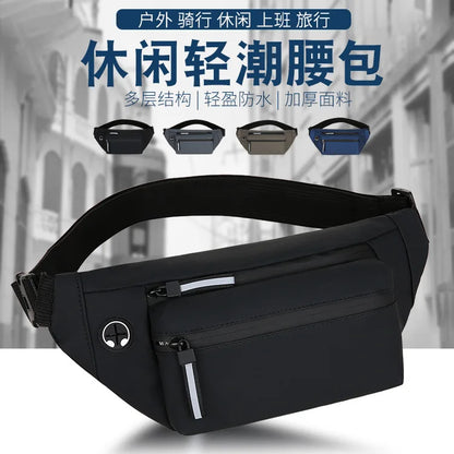 Outdoor Mobile Phone Waist Bag Retro Waterproof Cycling Men S Oblique Across Chest Dry Flexible