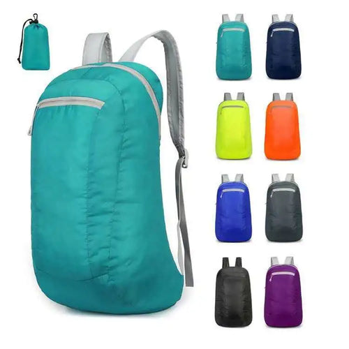 Foldable Colorful Outdoor Double-Shoulder Backpack