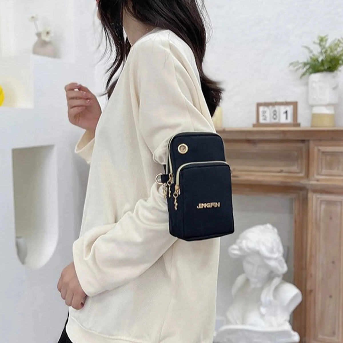 Mobile Phone Bag Women S Crossbody Mini Bag Mom Mommy Coin Bag Neck Hanging Running Cover