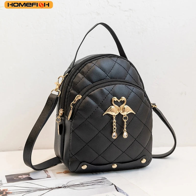 Homefish Women Backpack Ins Style Female Handbag Leisure Mini Backpacks Phone Packs