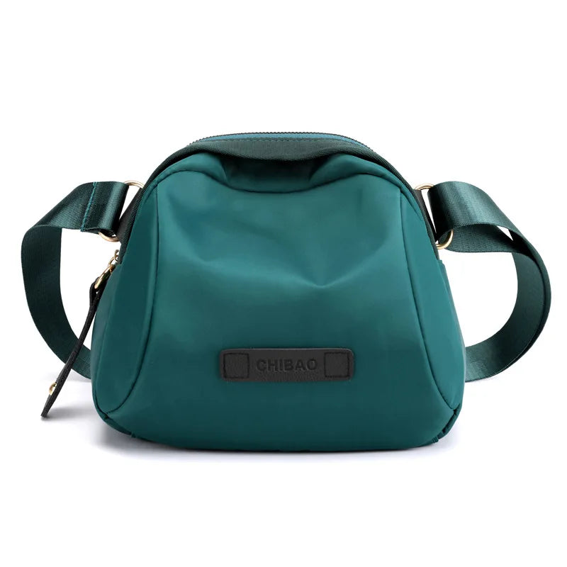 Dome Crossbody Bag – Lightweight Wide Strap Shoulder Purse for Women