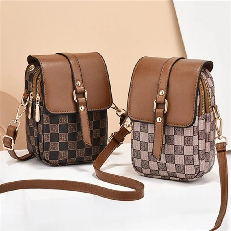 Monogram Crossbody Bag – Small Phone Purse for Women
