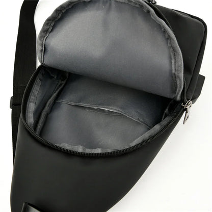 Men S Outdoor Running Mobile Phone Storage Multi-Function Large Capacity Chest Bag Shoulder