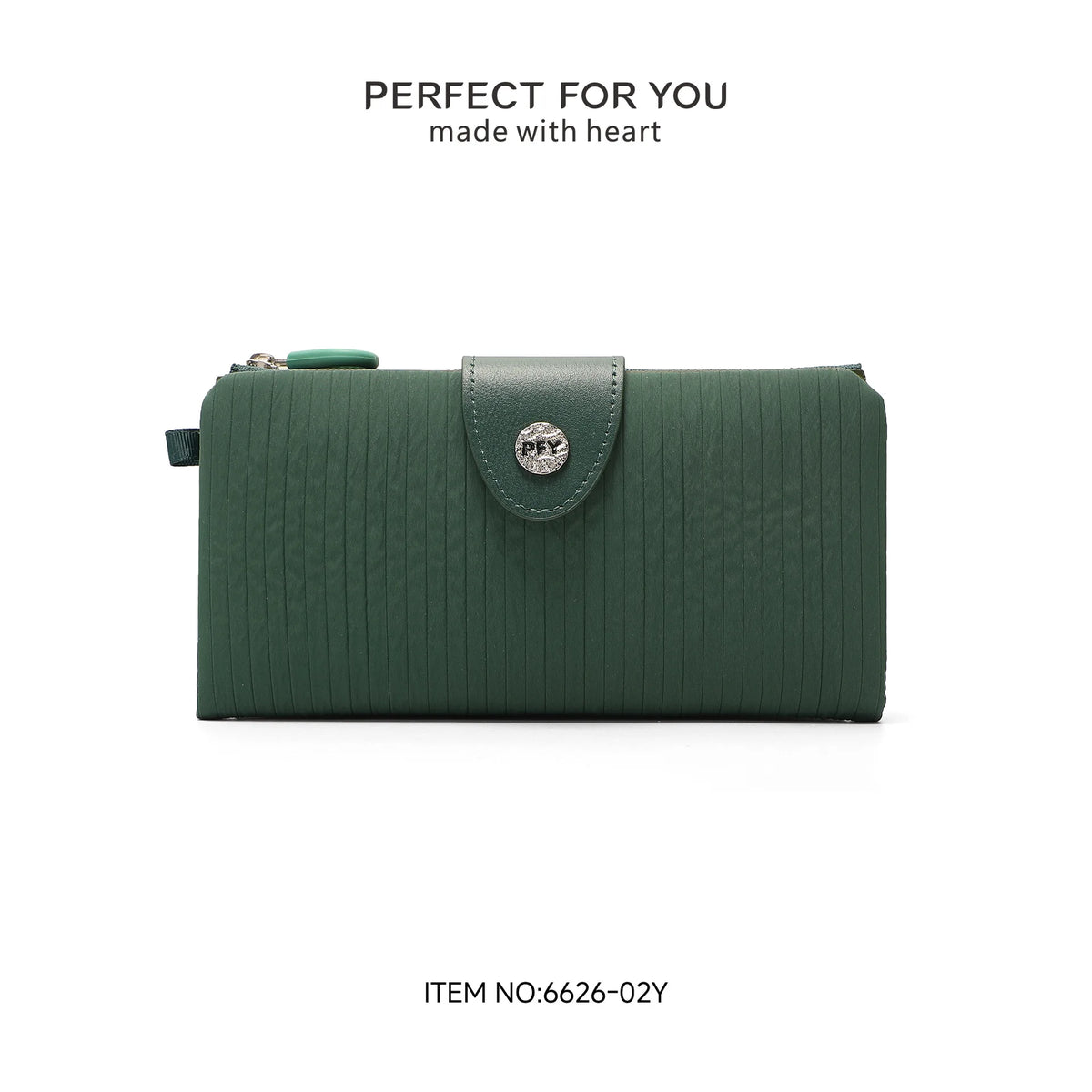 Pu Leather Women S Long-Style Wallet Creases Large Capacity