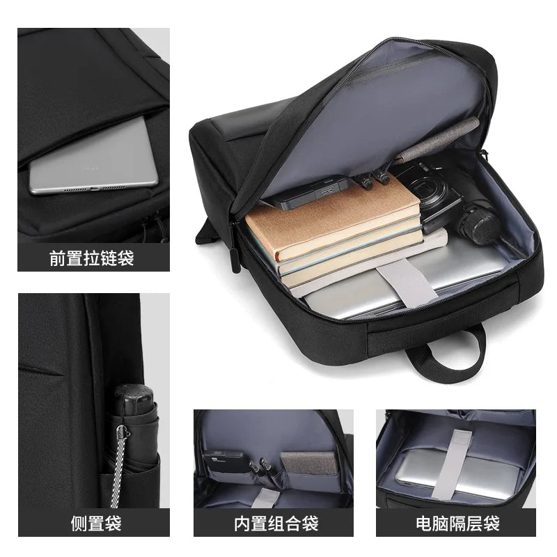 Men S Shoulders Travel Women Backpacks Business Light Schoolbags Commuting Waterproof Color