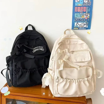 Backpack Canvas Women Anti-Theft Shoulder Bags School Bag Teenager Girls Backapck Female