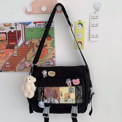 Waterproof Nylon Crossbody Bag for Women & Teen Girls