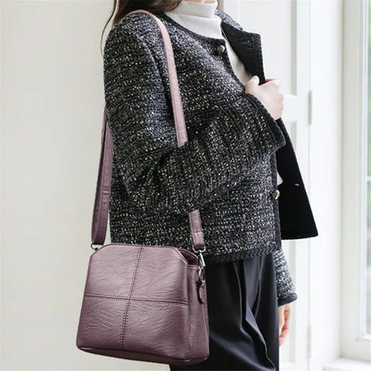 Large Capacity Crossbody Bag Classic Quilted Shoulder Purse Adjustable Strap