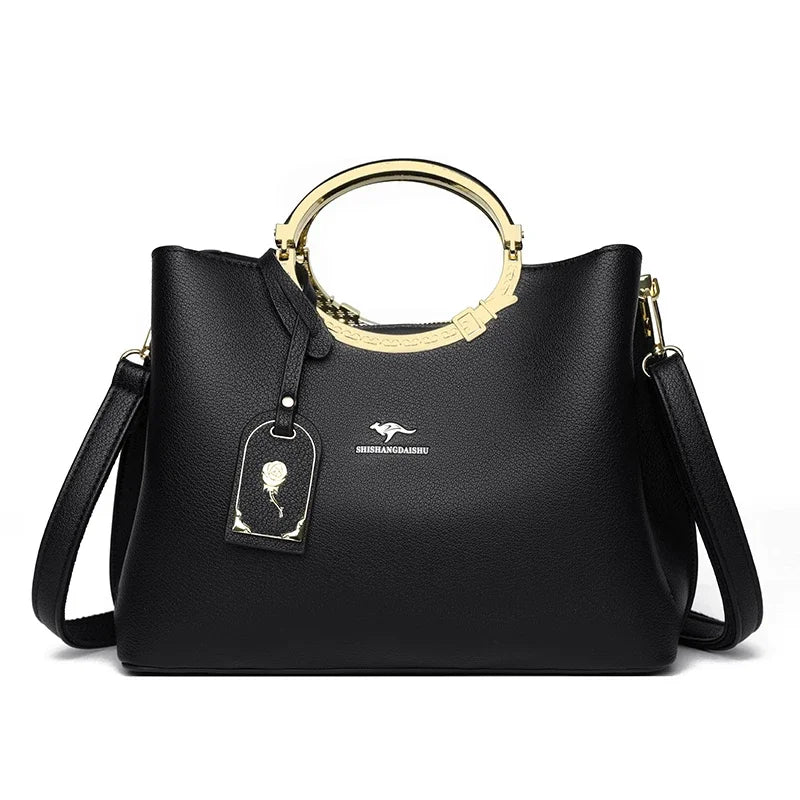 Large Capacity Leather Tote Bag – Women's Designer Handbag