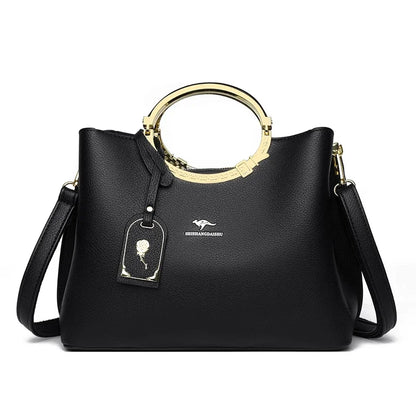 Large Capacity Leather Tote Bag – Women's Designer Handbag