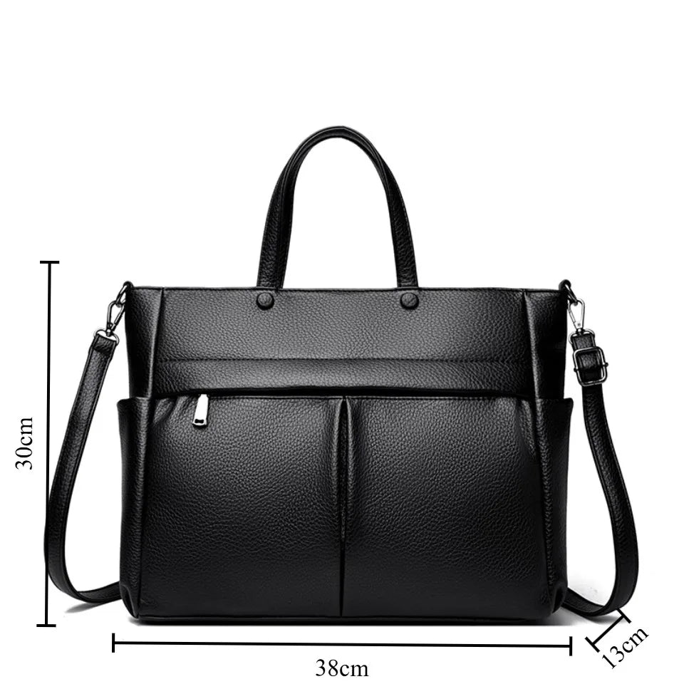 Women's Laptop Business Handbag – Large Shoulder Tote Bag