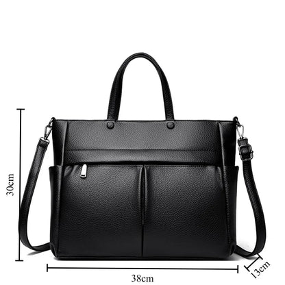 Women's Laptop Business Handbag – Large Shoulder Tote Bag