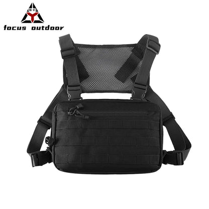 Outdoor Sports Tactical Chest Bag Men Multi-Functional Large-Capacity Chest Bag