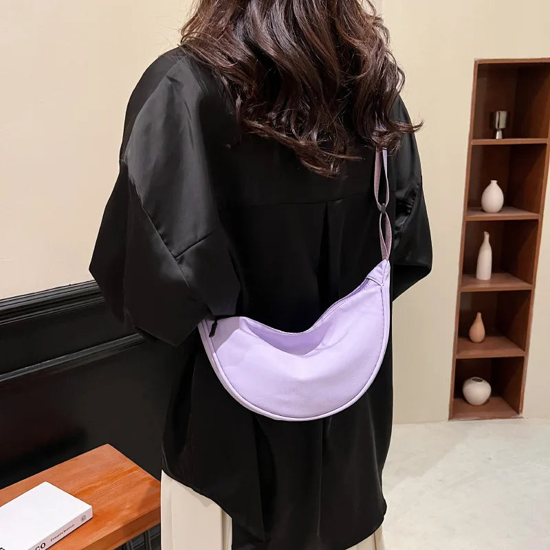 Crossbody Sling Bag for Women – Lightweight Crescent Shoulder Bag