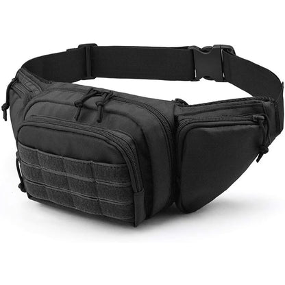 Homefish Nylon Tactical Chest Sling Bag Men Outdoor Sports Cycling Fanny Pack Multi-Purpose Waist