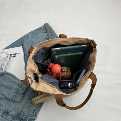 Large Capacity Nylon Tote Bag – Women's Crossbody Shoulder Bag