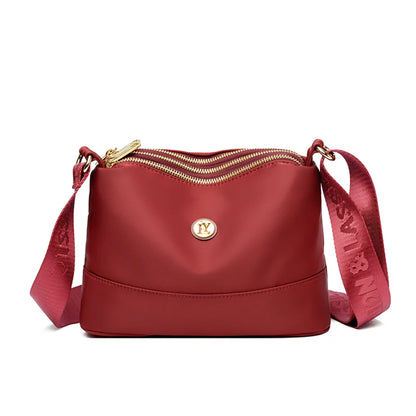 Waterproof Nylon Crossbody Bag for Women – Large Capacity Multilayer Purse
