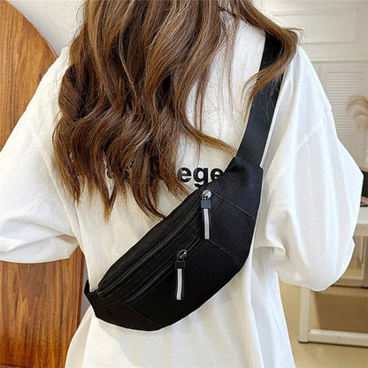 Crossbody Fanny Pack – Sports Waist Bag for Travel & Workout