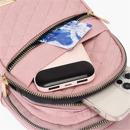 Quilted Crossbody Sling Bag – Lightweight Women's Chest Bag