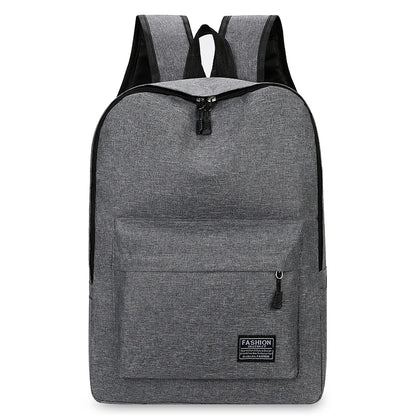 15" Oxford Cloth Backpack – Washable School & Computer Bag