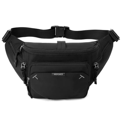 Waterproof Nylon Fabric Multi-Functional Men S Waist Bag Load-Reducing Single-Shoulder Crossbody Bag