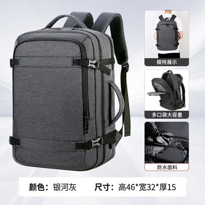 Oxford Cloth Men S Backpack Simple Travel Women Tide Waterproof Computer Bag Large Capacity