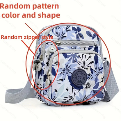 Oxford Cloth Crossbody Bag Women Multi-Pocket Messenger Bag