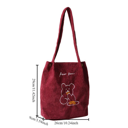 Summer Artistic Velvet Bag Women S Single Shoulder Handbag Student Corduroy
