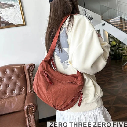Lightweight Shoulder Bags Large Capacity Handbag Travel Shopper Bag Female Purses