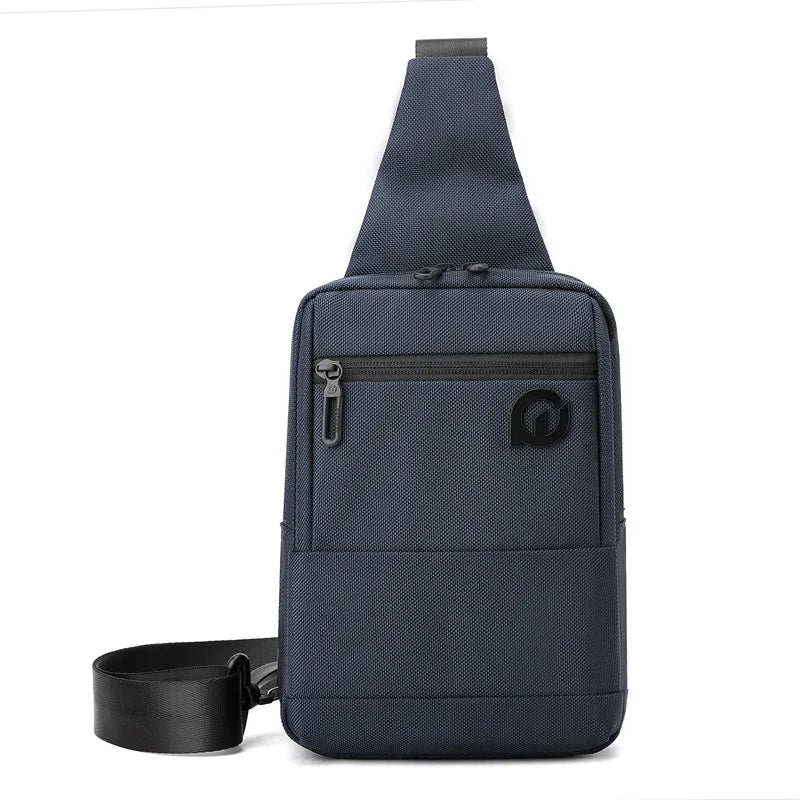 Simple Chest Bag Men S Cross-Body Shoulder Large Capacity Oblique Casual Waterproof - Waterproof