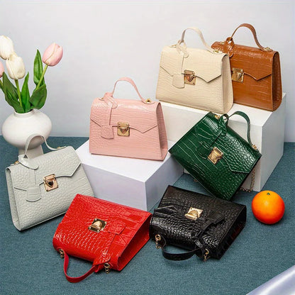 Twist Lock Crossbody Handbag – Women's Designer Tote Purse
