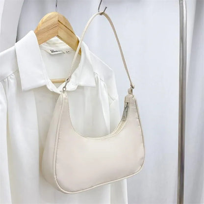 Fashionable Shoulder Underarm Bag Light Small Solid Color Satchel Stylish Women Tote