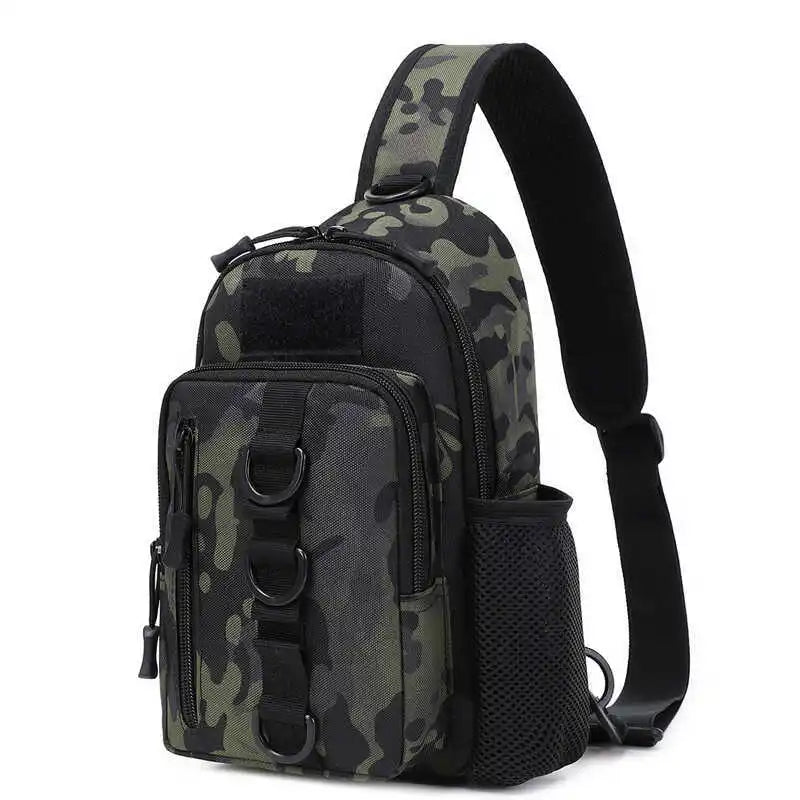 Wear-Resistant Oxford Fabric Crossbody Bag Multi-Purpose Waist Bag Outdoor Tactical Single-Shoulder