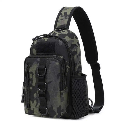 Wear-Resistant Oxford Fabric Crossbody Bag Multi-Purpose Waist Bag Outdoor Tactical Single-Shoulder