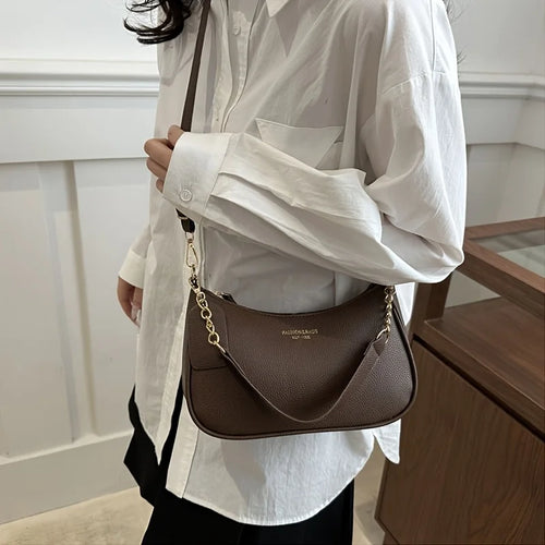 Underarm Shoulder Bag – Elegant PU Leather Crossbody Purse